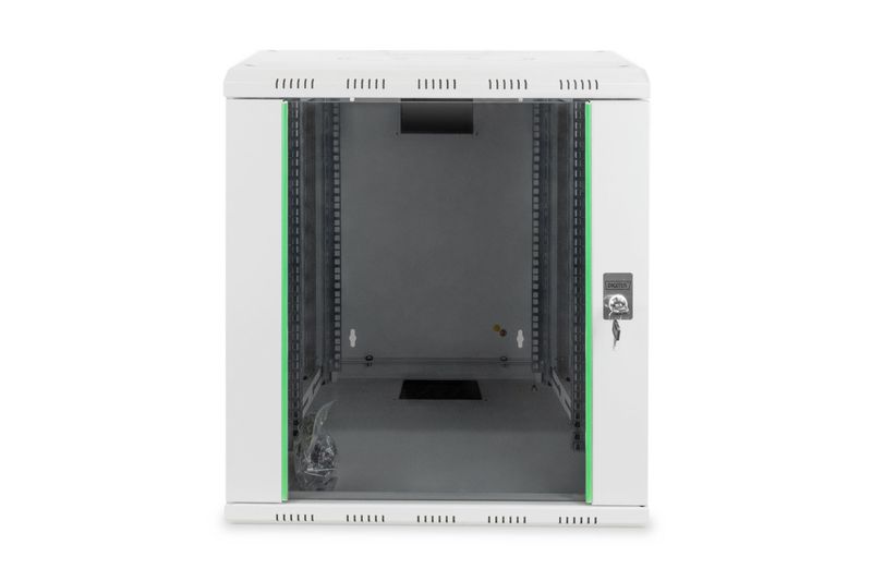 Digitus-Armadio-12-Unita--Da-Muro-Linea-Soho--A-600-X---L-600-X--P-470-Mm.-Colore-Grigio-Chiaro--Dn-19-12-U-