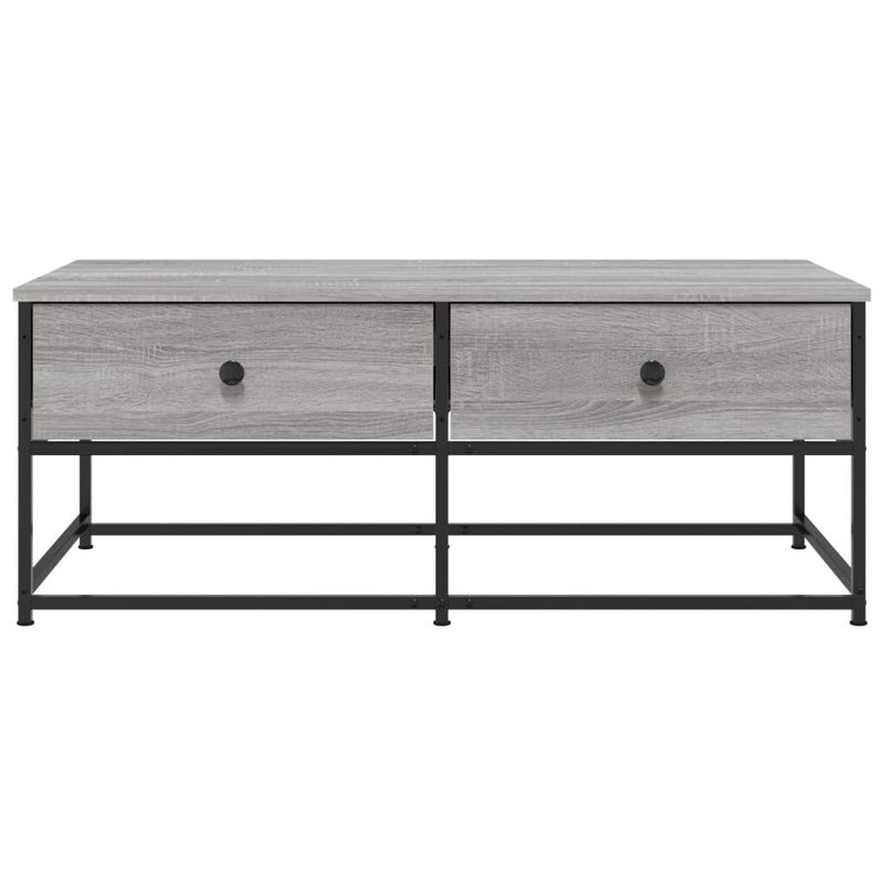 vidaXL-Tavolino-da-Salotto-Grigio-Sonoma-100x51x40cm-Legno-Multistrato