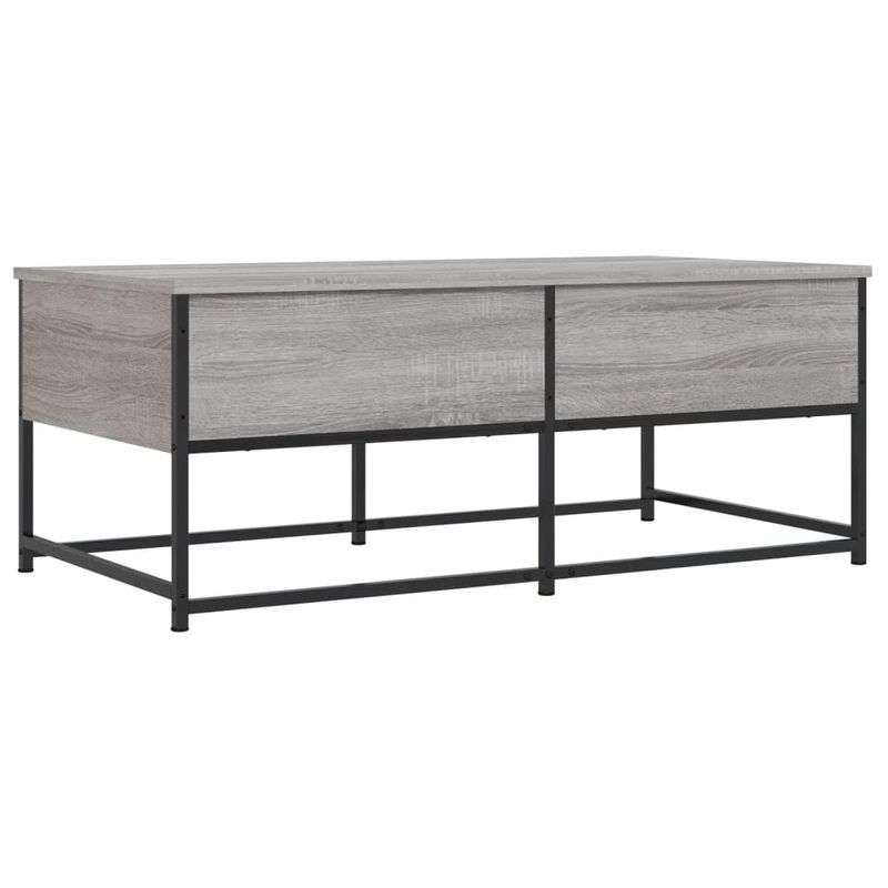 vidaXL-Tavolino-da-Salotto-Grigio-Sonoma-100x51x40cm-Legno-Multistrato