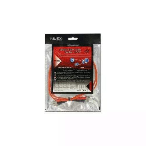Nilox-07NXDF05LS201-cavo-a-fibre-ottiche-5-m-LC-ST-Rosso