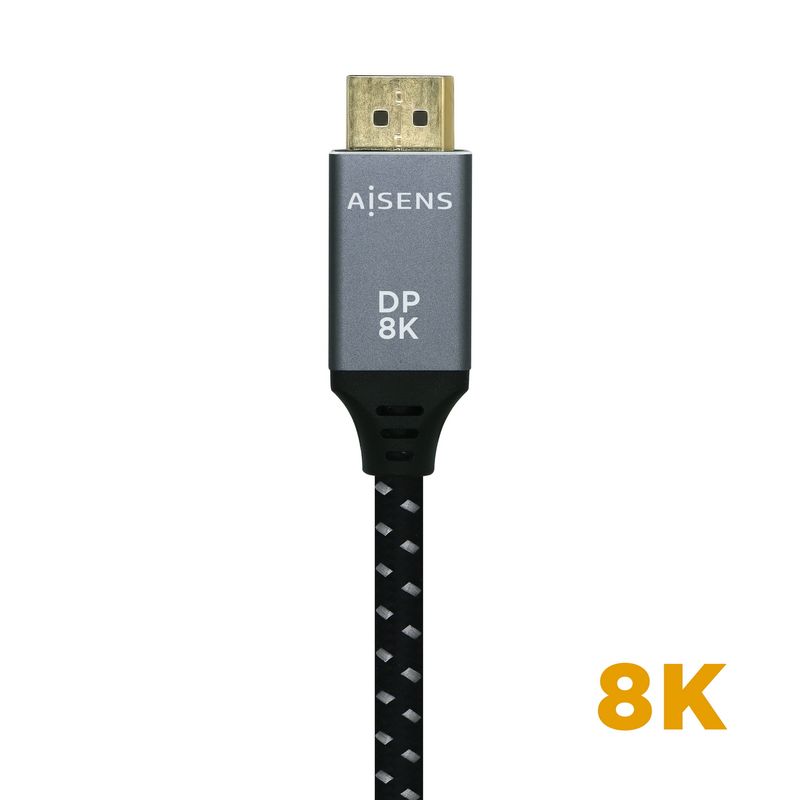 AISENS-A149-0434-cavo-DisplayPort-05-m-Nero-Grigio