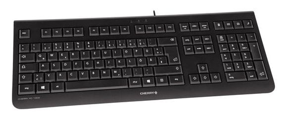 CHERRY-KC-1000-tastiera-USB-AZERTY-Belga-Nero