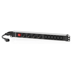 Salicru Power Strip SPS PDU Unità di distribuzione dell'alimentazione - 4 prese Schuko e 6 prese IEC C13 - Colore nero