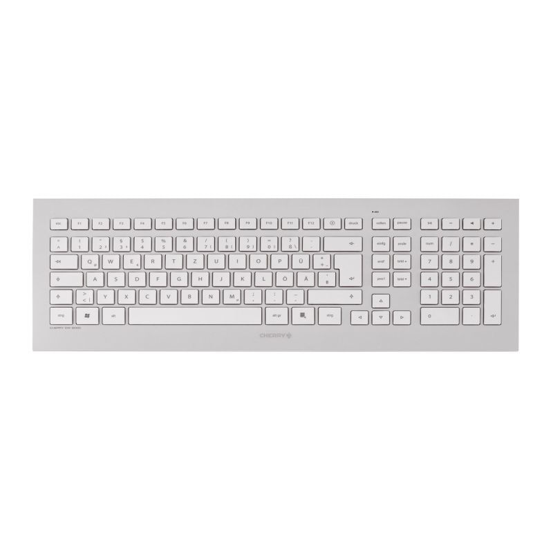 CHERRY-DW-8000-tastiera-Mouse-incluso-RF-Wireless-QWERTY-Inglese-US-Argento-Bianco