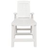 vidaXL-Lettino-Prendisole-Bianco-in-Plastica