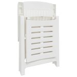 vidaXL-Lettino-Prendisole-Bianco-in-Plastica
