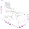 vidaXL-Lettino-Prendisole-Bianco-in-Plastica
