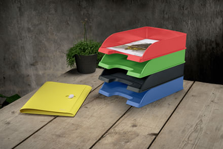 LEITZ-Vaschetta-portacorrispondenza-in-A4-nero-Leitz-Recycle