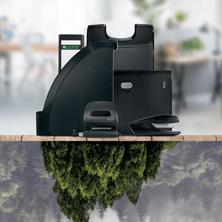 LEITZ-Vaschetta-portacorrispondenza-in-A4-nero-Leitz-Recycle