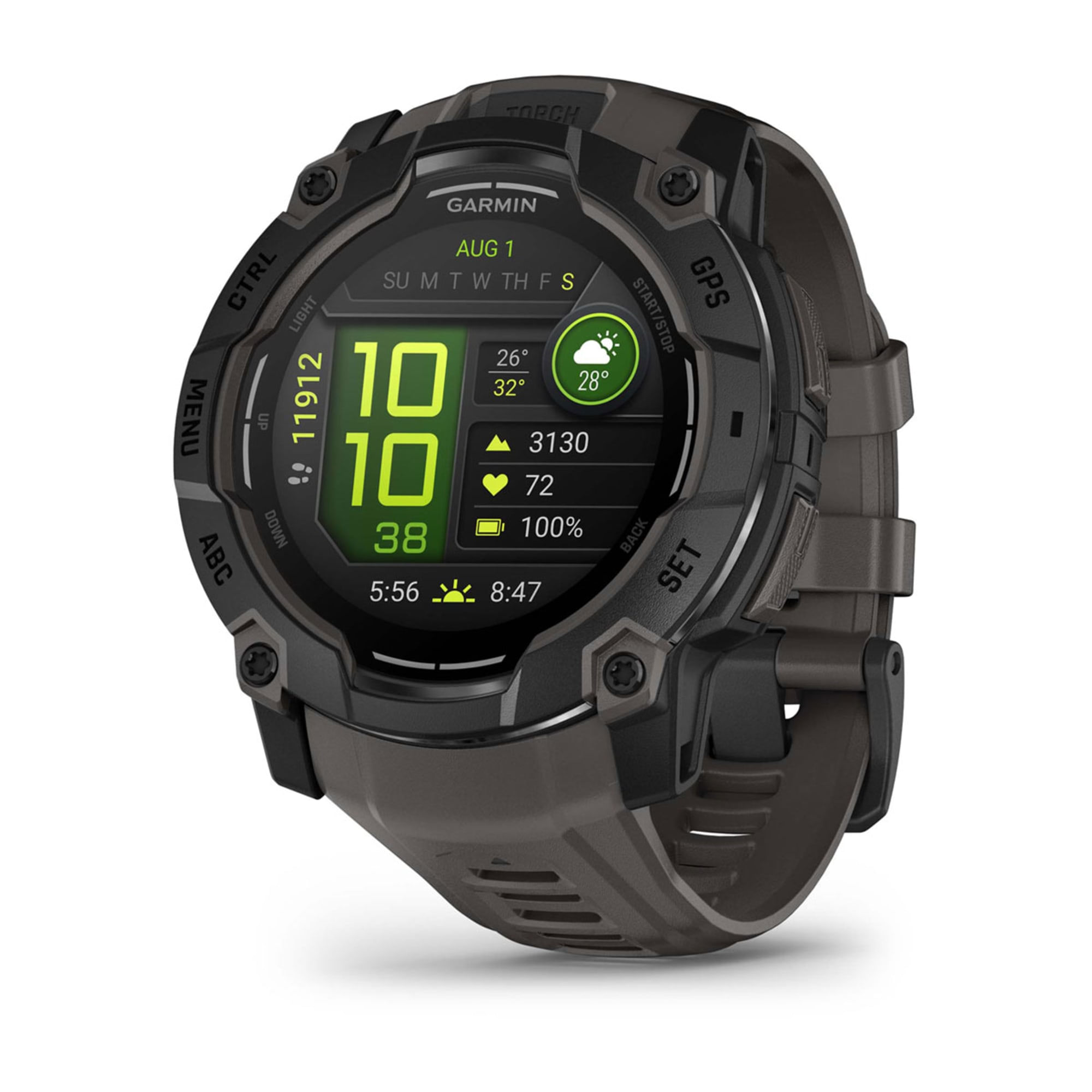 Garmin Instinct 3 AMOLED 3,3 cm (1.3") 50 mm Digitale 416 x 416 Pixel Touch screen Nero GPS (satellitare)