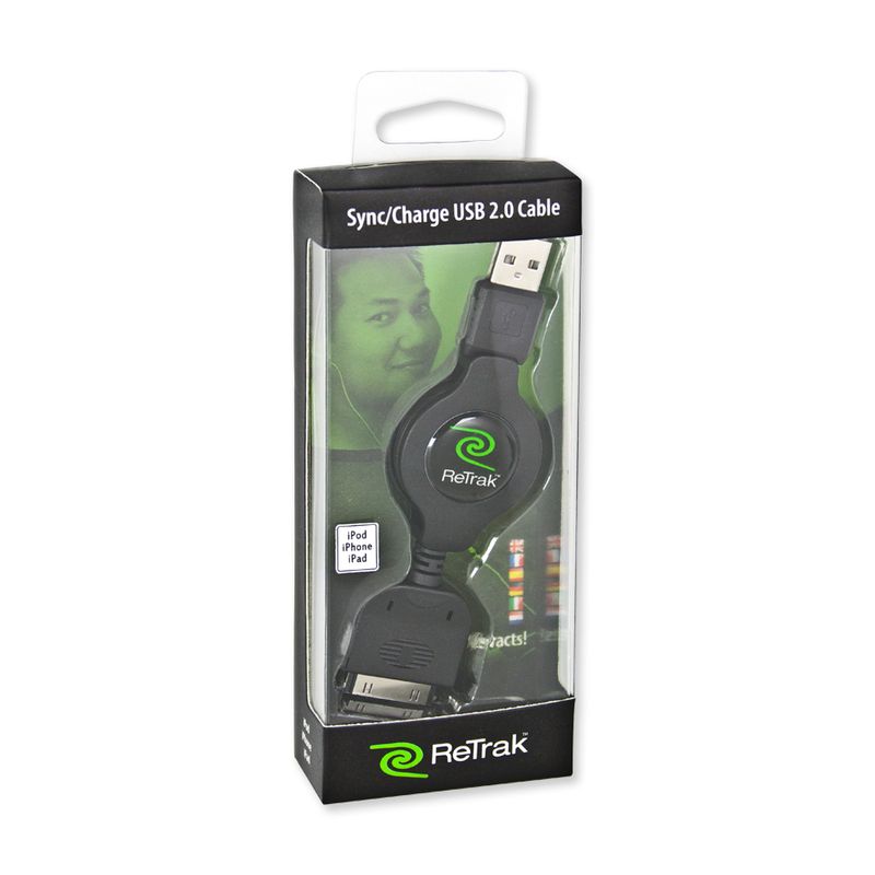 ReTrak-EUIPODUSBB-cavo-USB-1-m-USB-2.0-USB-A-Nero
