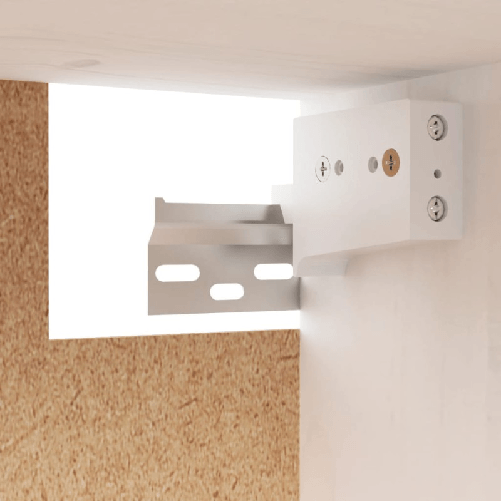 Pensile-Bianco-45x30x35-cm-in-Legno-Massello-di-Pino