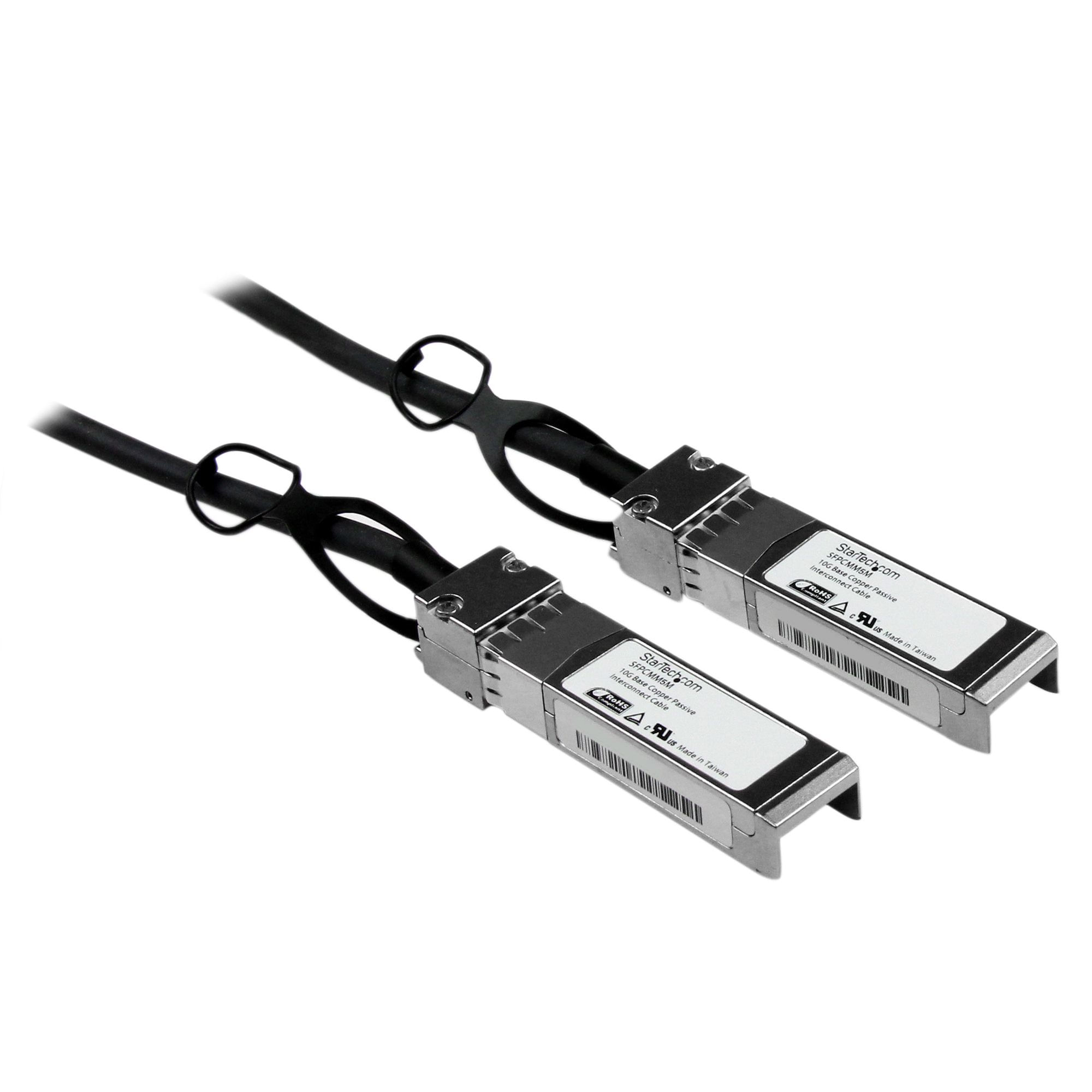 StarTech.com Cisco SFP-H10GB-CU5M Compatibile SFP+ 10-Gigabit Ethernet (10GbE) Cavo Passivo Twinax ad attacco diretto
