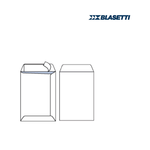 BLASETTI 500 BUSTE A SACCO BIANCO 230X330MM 80GR C/STRIP SELF