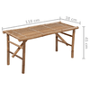 vidaXL-Panca-da-Giardino-Pieghevole-con-Cuscino-118-cm-in-Bambu