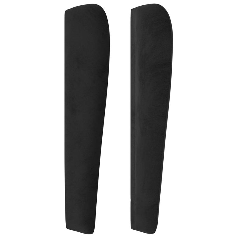 Testiera-ad-Orecchio-Nera-83-x-23-x-78-88-cm-in-Velluto