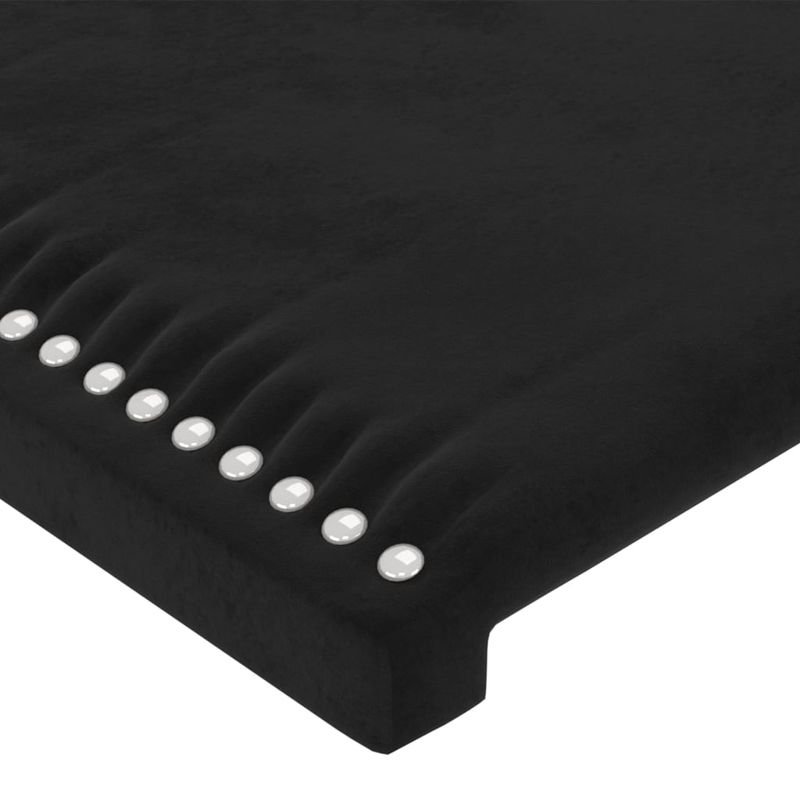 Testiera-ad-Orecchio-Nera-83-x-23-x-78-88-cm-in-Velluto