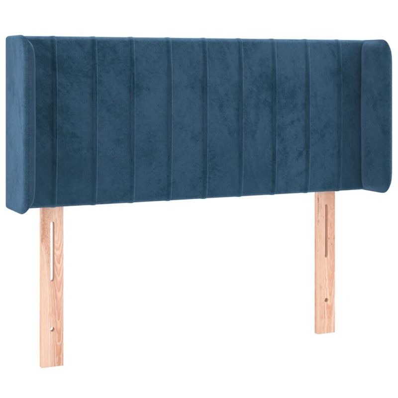 Testiera-a-LED-Blu-Scuro-83x16x78-88-cm-in-Velluto