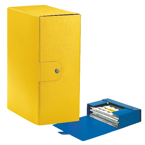 ESSELTE-Scatola-progetto-C35-25x35cm-dorso-15-giallo-ESSELTE