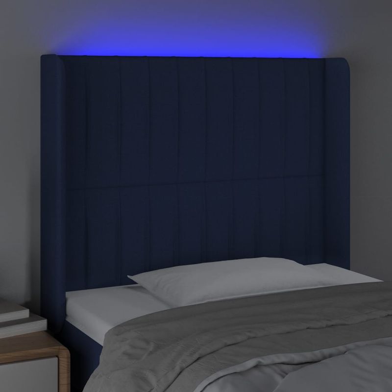 Testiera-a-LED-Blu-93x16x118-128-cm-in-Tessuto