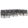 Set-Divani-da-Giardino-8-pz-con-Cuscini-Antracite-in-Polyrattan