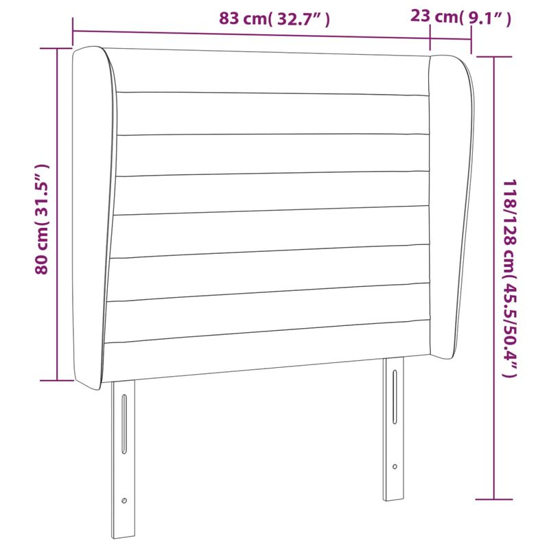 Testiera-ad-Orecchio-Blu-Scuro-83x23x78-88-cm-in-Velluto