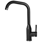 Elleci Dora MKKDOR86 Miscelatore monocomando con canna girevole Keratek Nero