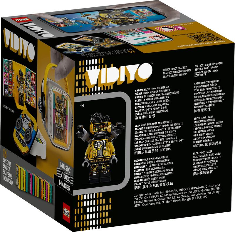 LEGO-VIDIYO-HipHop-Robot-BeatBox-Creatore-Video-Musicali-Giocattoli-per-Bambini-App-Realta--Aumentata-con-Minifigure-43107