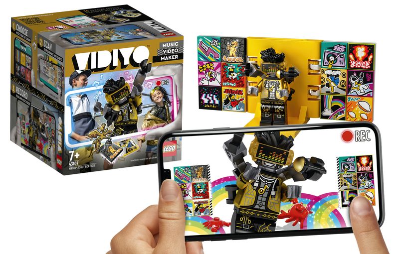 LEGO-VIDIYO-HipHop-Robot-BeatBox-Creatore-Video-Musicali-Giocattoli-per-Bambini-App-Realta--Aumentata-con-Minifigure-43107