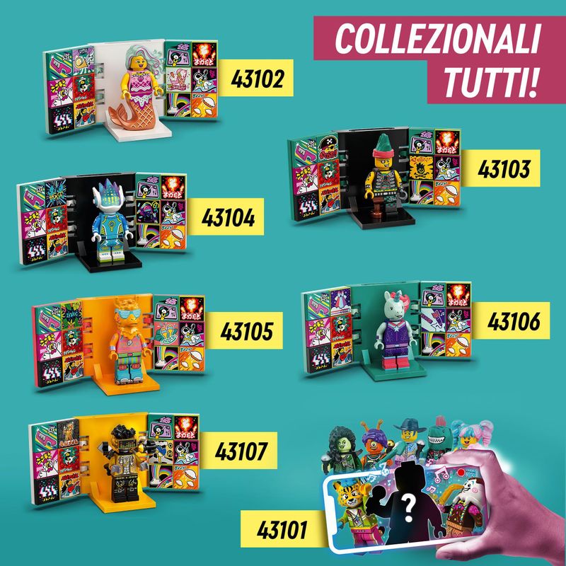 LEGO-VIDIYO-HipHop-Robot-BeatBox-Creatore-Video-Musicali-Giocattoli-per-Bambini-App-Realta--Aumentata-con-Minifigure-43107