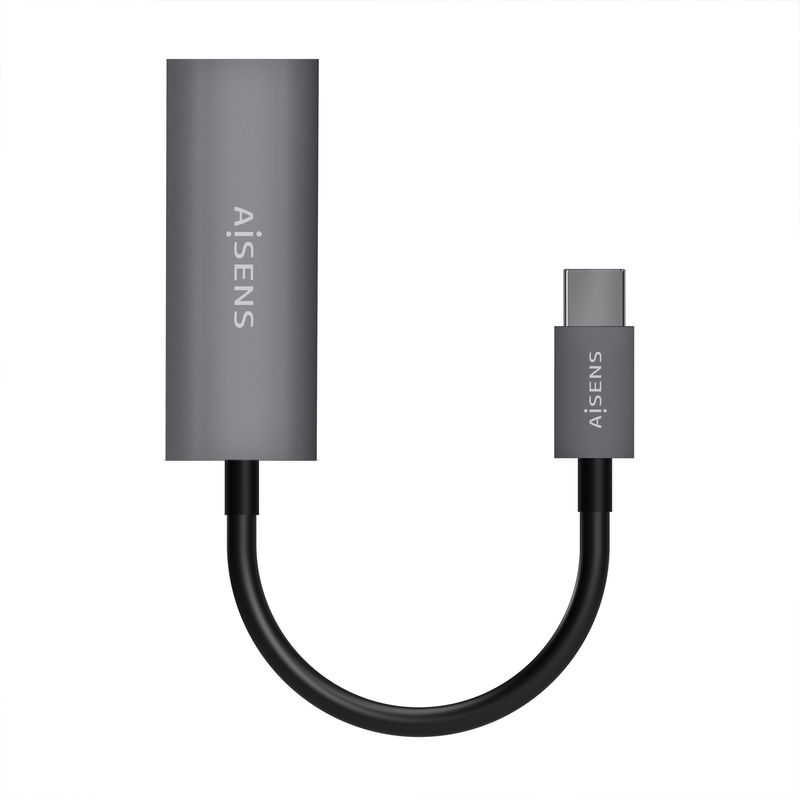 Aisens-Conversor-USB3.1-GEN1-USB-C-a-Ethernet-Gigabit-10-100-1000-Mbps---15cm---Color-Gris