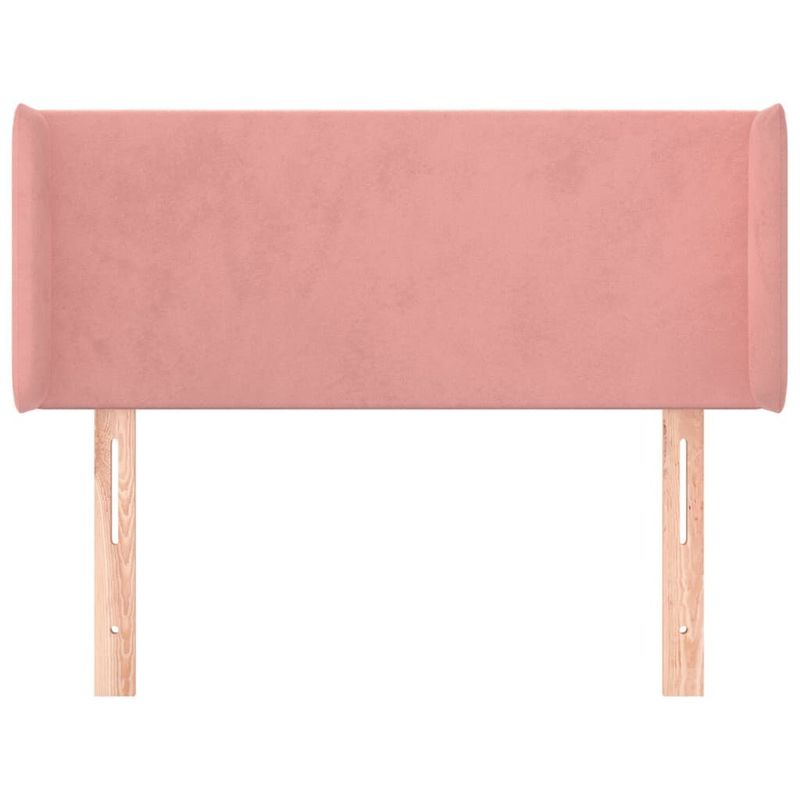 Testiera-ad-Orecchio-Rosa-83x16x78-88-cm-in-Velluto