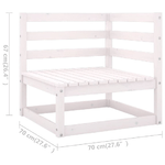 vidaXL-Divano-da-Giardino-a-3-Posti-con-Cuscini-Legno-Massello-di-Pino