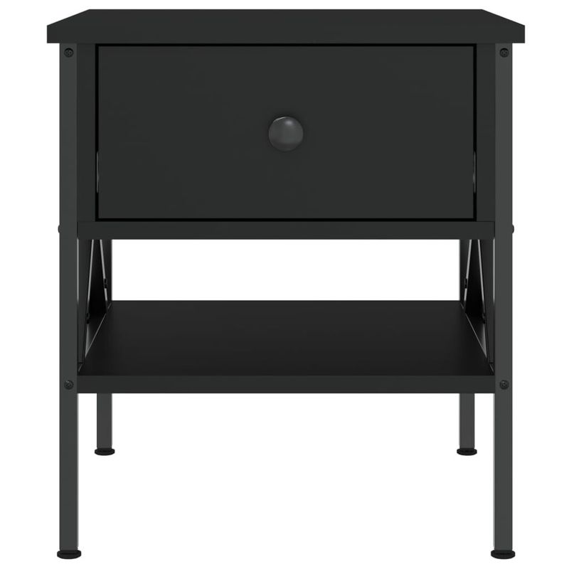 vidaXL-Comodino-Nero-40x42x45-cm-in-Legno-Multistrato