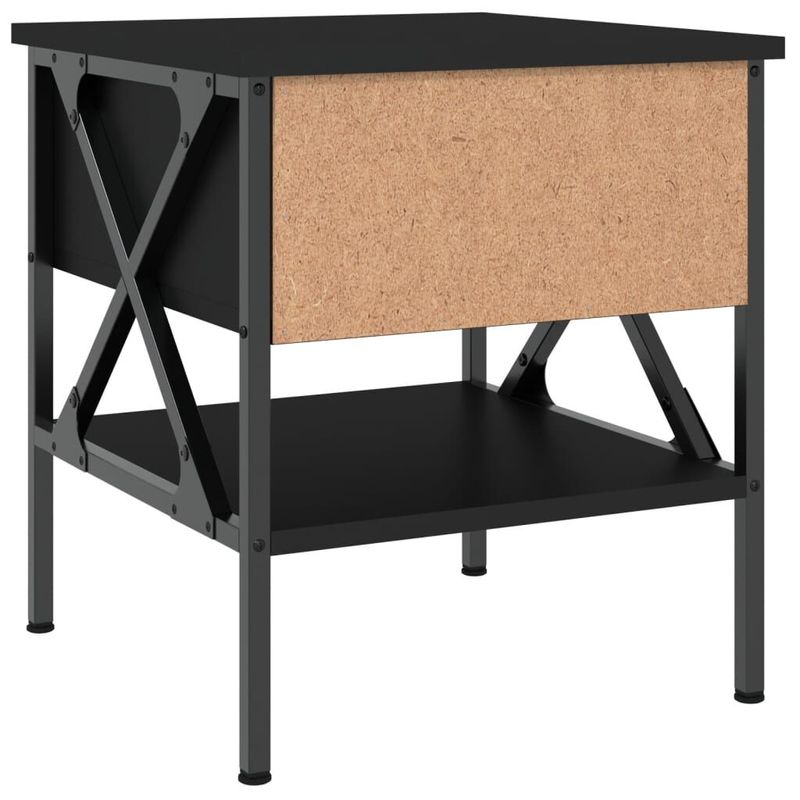 vidaXL-Comodino-Nero-40x42x45-cm-in-Legno-Multistrato