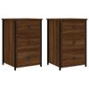 vidaXL-Comodini-2-pz-Rovere-Marrone-40x36x60-cm-in-Legno-Multistrato