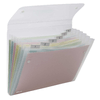REXEL-CARTELLA-A-6-TASCHE-22X30CM-TRASPARENTE-ICE-REXEL