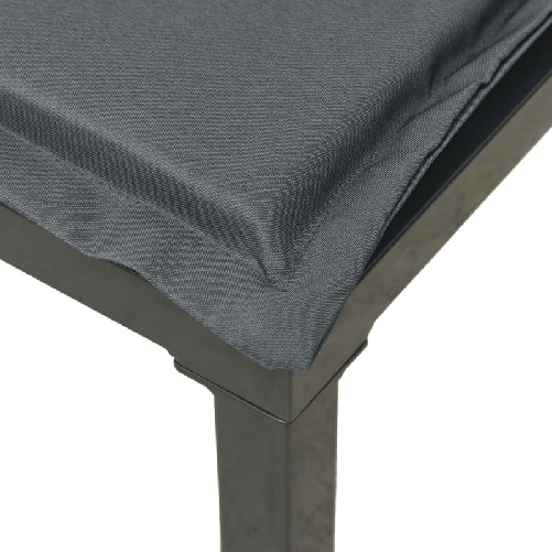 vidaXL-Poltrona-da-Giardino-con-Cuscini-Polyrattan-Nero-e-Grigio