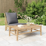 VidaXL Tavolino da Giardino 100x55x33 cm in Bambù