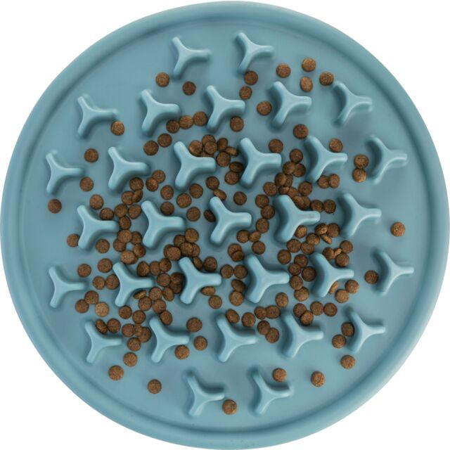 Ciotola-per-animali-domestici-Trixie-Azzurro-TPE-Ø-35-cm