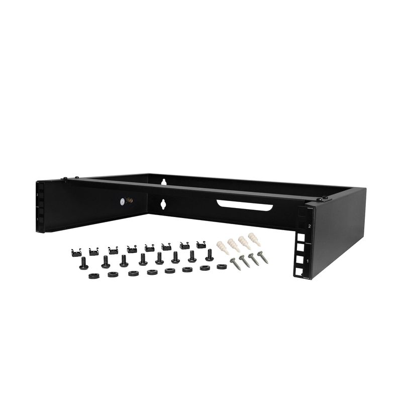 StarTech.com-Staffa-Rack-19--2U-per-installazione-a-Parete---Supporto-a-Parete-a-Profilo-Basso-per-Patch-Panel-Disposit