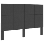 vidaXL-Testiera-Letto-Grigio-Scuro-in-Tessuto-180x200-cm-