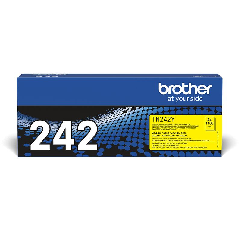 Brother-TN-242Y-cartuccia-toner-1-pz-Originale-Giallo