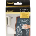 Securit SPONGE-2 spugna Rettangolare Melammina Bianco 2 pz