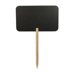 Securit FBS-RECTANGLE lavagna e accessori Nero Melammina, Legno di pino, Resina, Acciaio