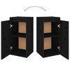 Pensili-2-pz-Neri-30x30x60-cm-in-Legno-Massello-di-Pino