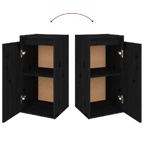 Pensili-2-pz-Neri-30x30x60-cm-in-Legno-Massello-di-Pino
