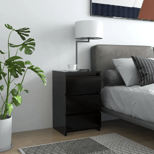 vidaXL-Comodino-Nero-40x35x625-cm-in-Truciolato