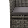 vidaXL-Sedie-da-Pranzo-per-Giardino-2-pz-in-Polyrattan-Grigio