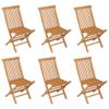 vidaXL-Set-da-Pranzo-da-Giardino-7-pz-in-Legno-Massello-di-Teak